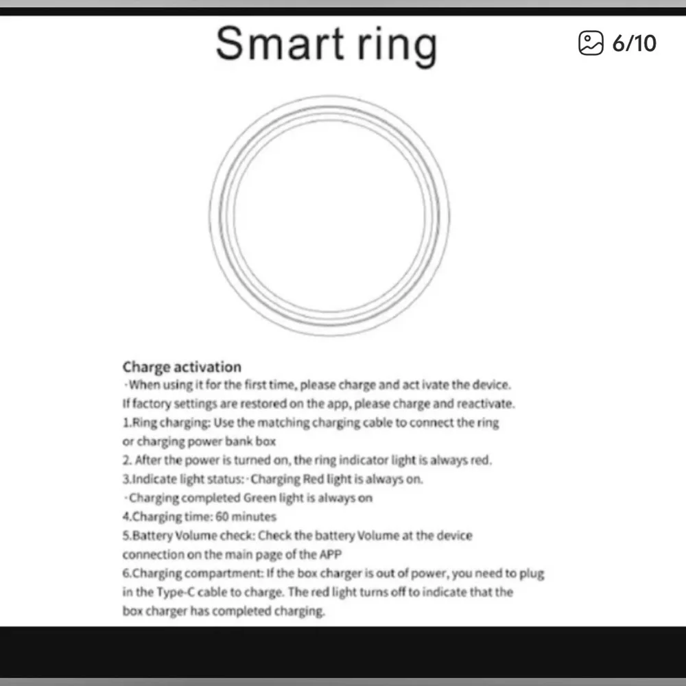 NWT JRing Smart Ring size 12